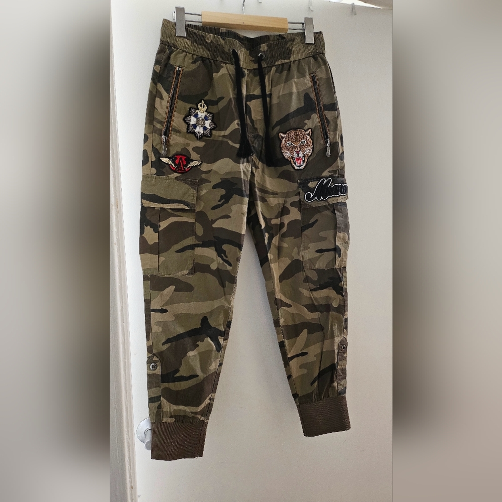 Camouflage cargo pants